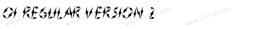 Oi Regular Version 2字体转换